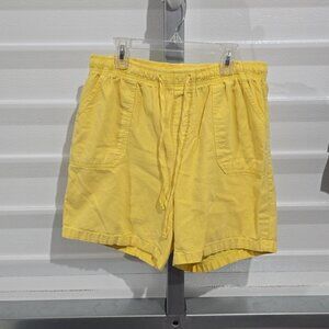 Basic Editions Yellow Shorts Size Small